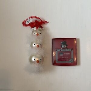 Holiday Snowman Ornaments